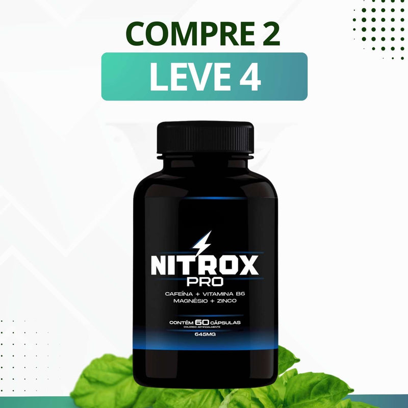 Nitrox Pro - Suplemento Alimentar - Brinde Exclusivo Em Gotas + Frete Grátis